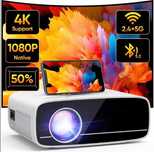 AKATUO XR21 Projektor 4K 15000l 1080p 5G WiFi Bluetooth zoom