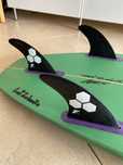 Surfboard 6'2" Ferox Tavira Locals com Quilhas e Capa