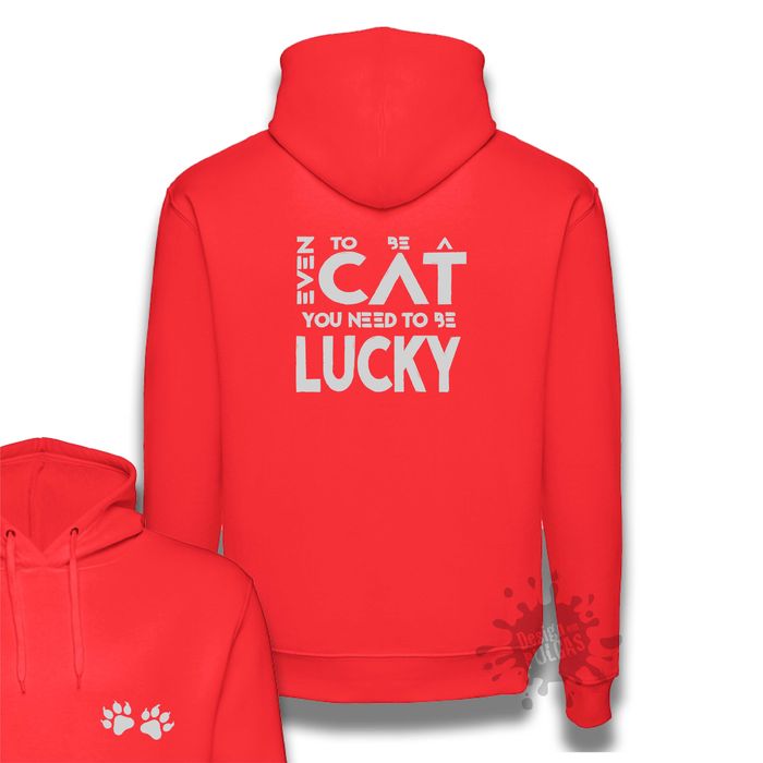 Sorte para ser Gato Sweat Hoodie - PORTES GRÁTIS
