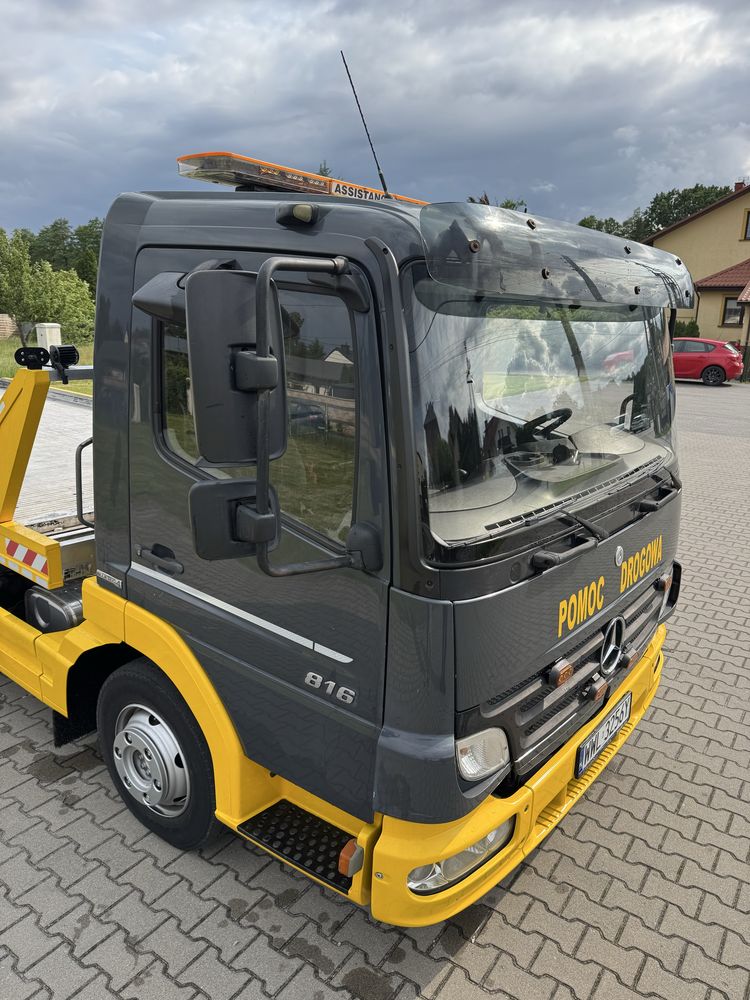 Mercedes Atego 816 Pomoc Drogowa Autolaweta Platforma klima