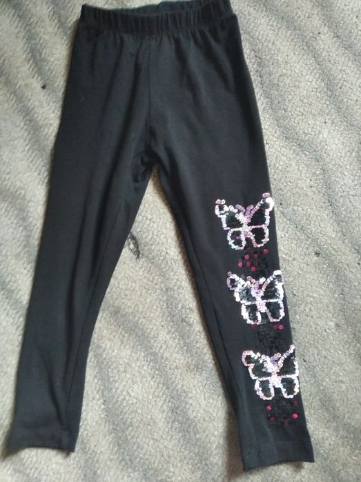 Лосинки лето с рисунком с паеток