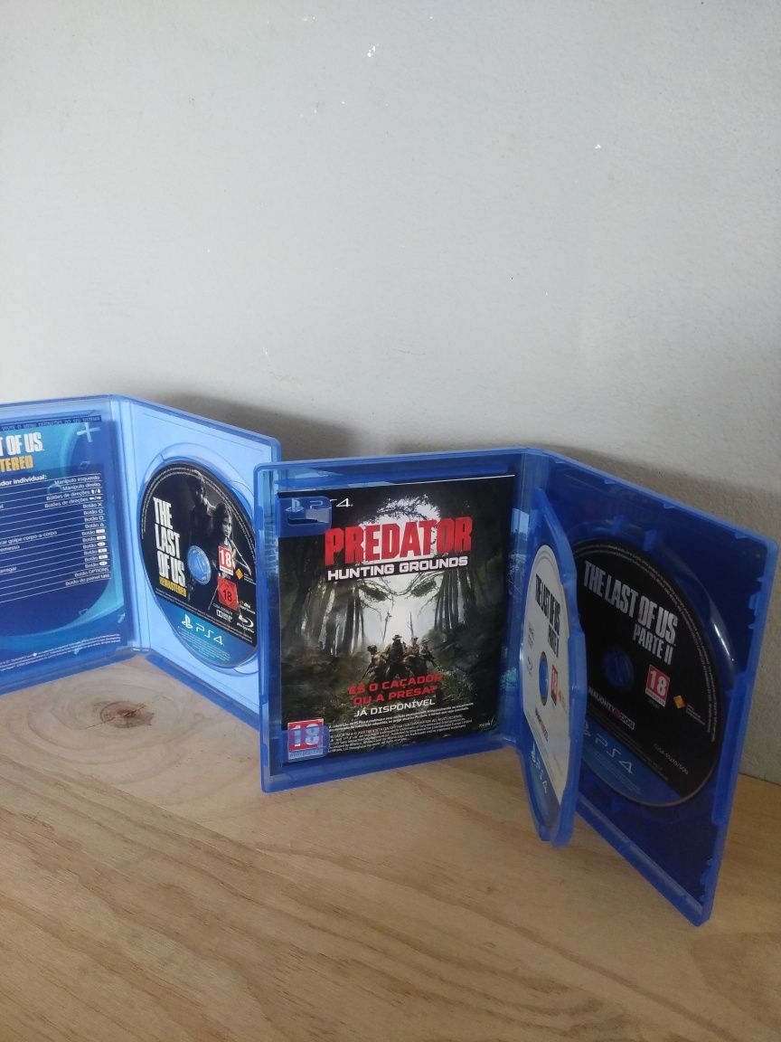 PS4 Jogo The Last Of US remastered e Parte 2 completo