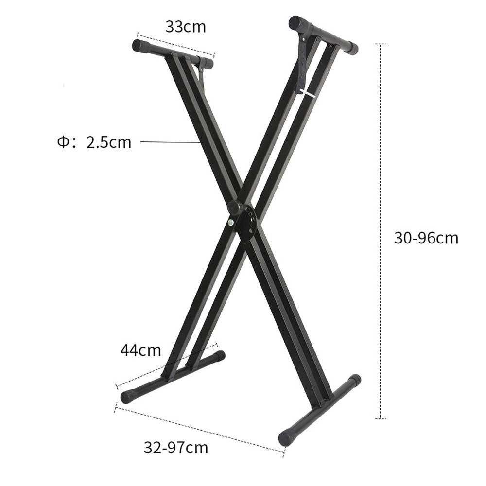 Statyw pod keyboard KA-LINE stojak keyboardowy Q2XC podwójny krzyżak