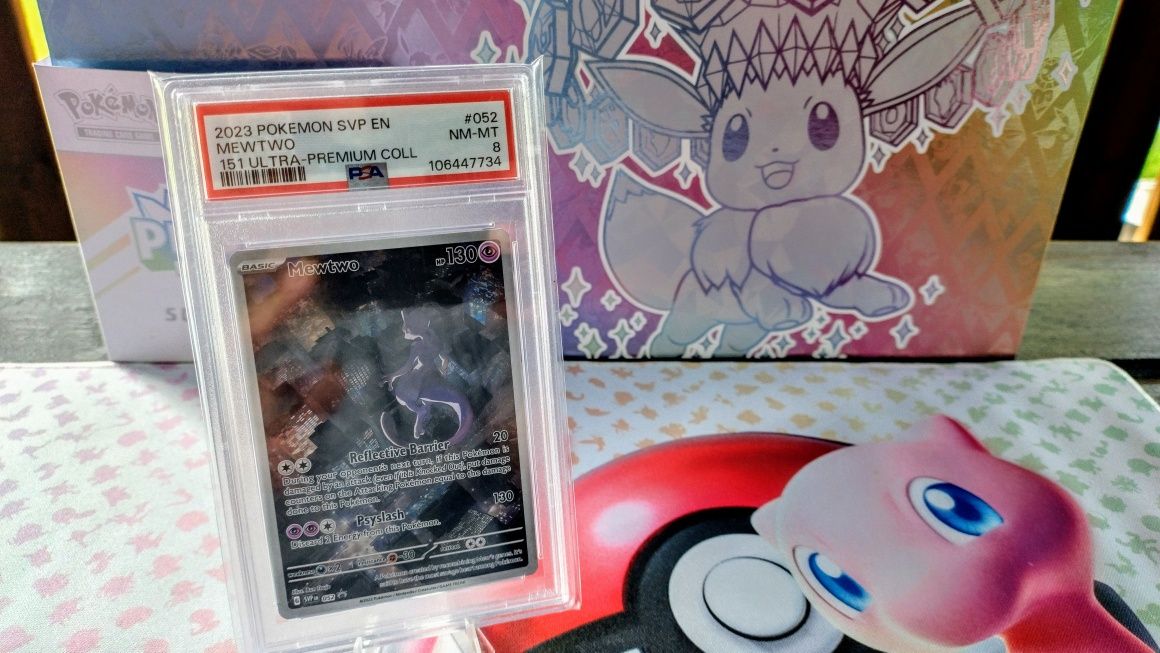 Karta pokemon Mewtwo #52 PSA 8 Black Star Promo