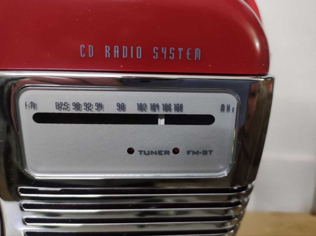 Ретро бумбокс радіо аудіо-система USB/CD MP3/FM Auna RCD-70
