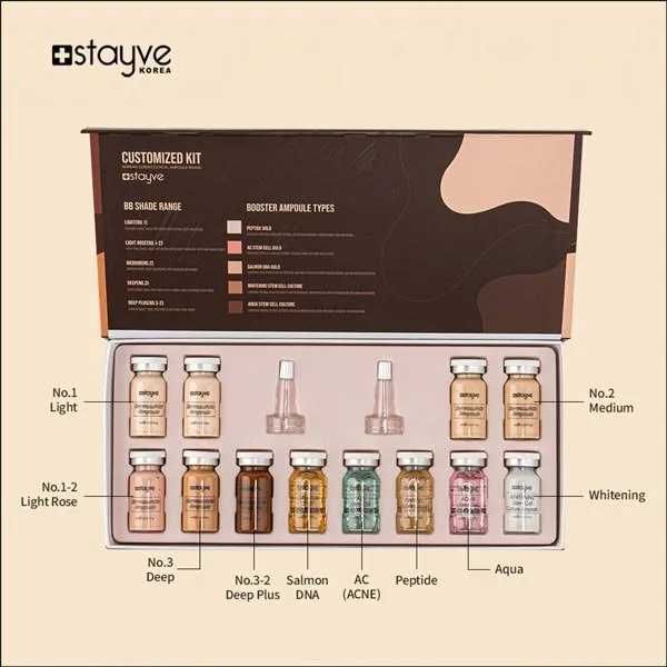 Kit Stayve BB Glow Misto 12 ampolas (ORIGINAL) Limpeza de Pele