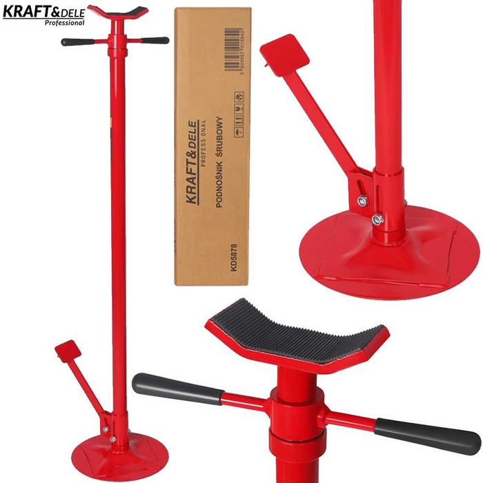 KRAFT&DELE Podnośnik Śrubowy 750kg Kobyłka Podpora 131-199cm KD5878