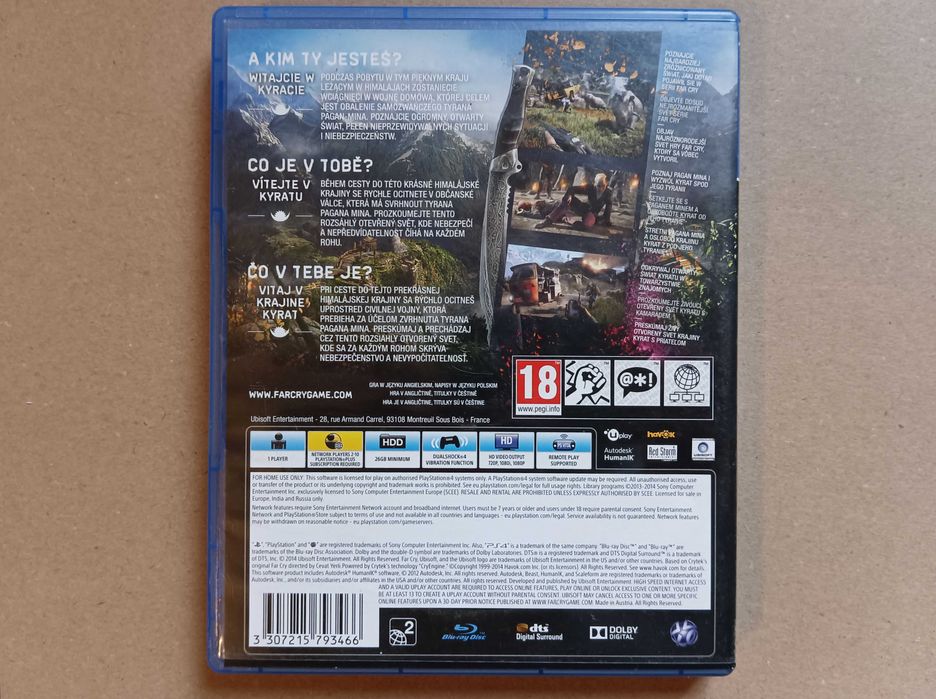 Far Cry 4 na konsolę Playstation 4 PS4 oraz PS5