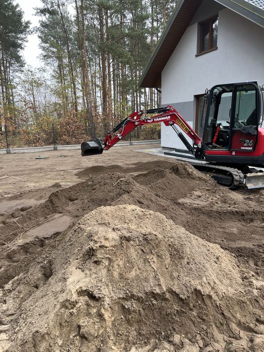 Prace ziemne,koszenie,glebogryzarka,minikoparka usługi,trawniki.