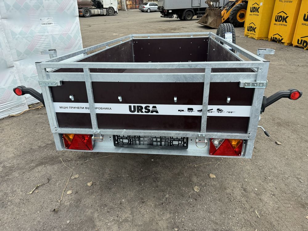 Причіп Ursa, Урса, оцинкований бортовий від заводу