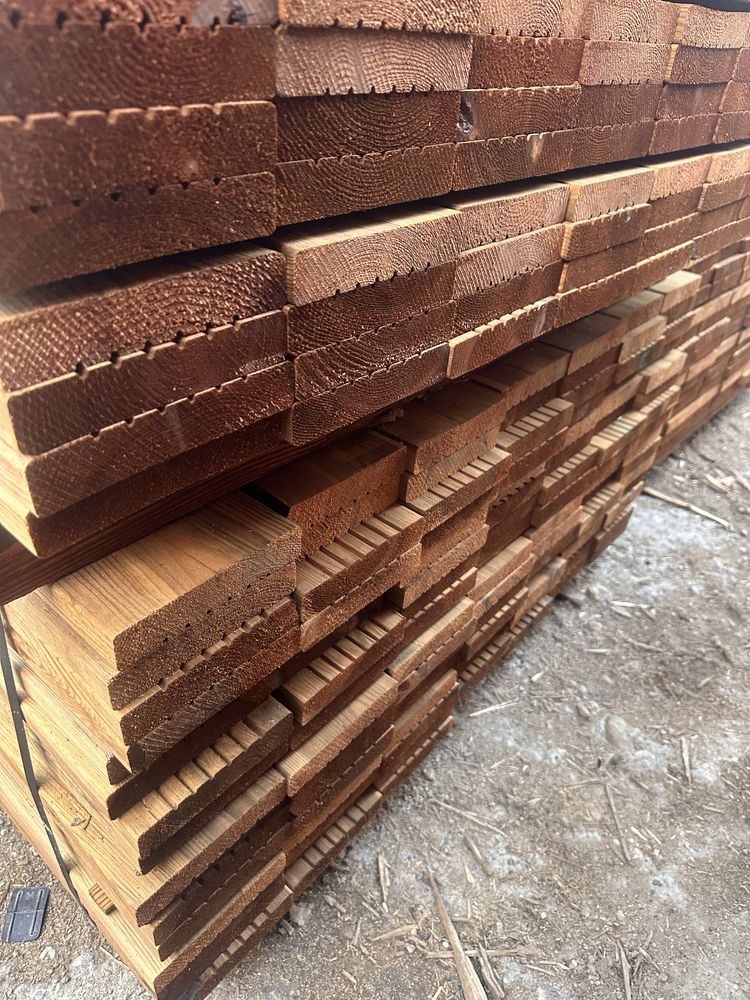 Deska tarasowa, deska impregnowana cisnieniowo na brazowo 28x165x4000