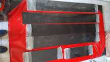 Parapety, granitowe, czarne