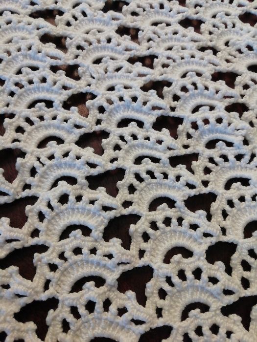 Toalha de mesa em crochet