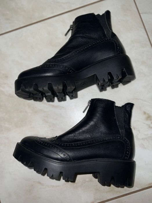 Ботинки полуботинки сапоги туфли кожаные armani