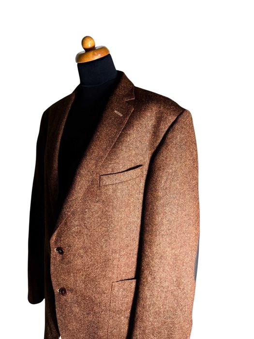 Elegancka marynarka męska premium Carl Gross XL brązowa