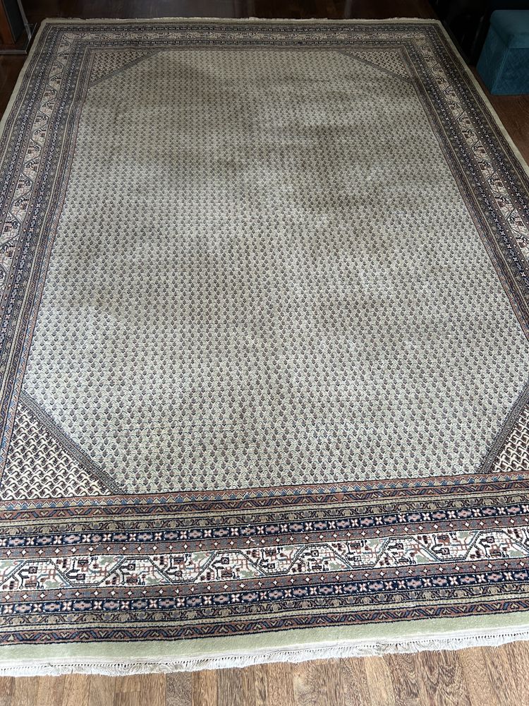 Tapete oriental Indiano,original feito à mao em lã,XXL 350x250. Lavado