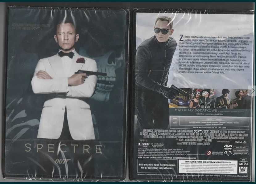 007 James Bond: Spectre DVD polski lektor i napisy Daniel Craig