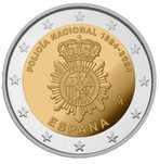 Moeda 2€ Espanha 2024 policia