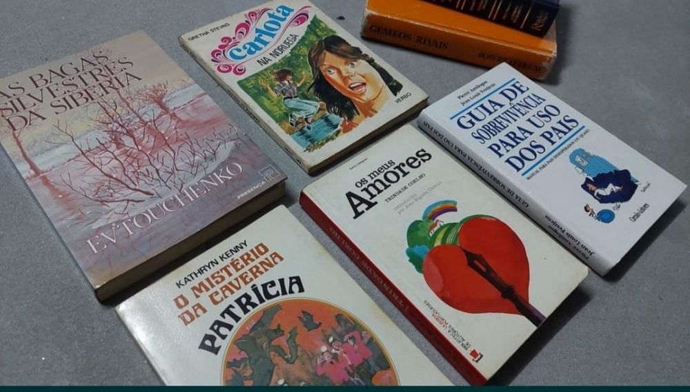7 livros em bom estado