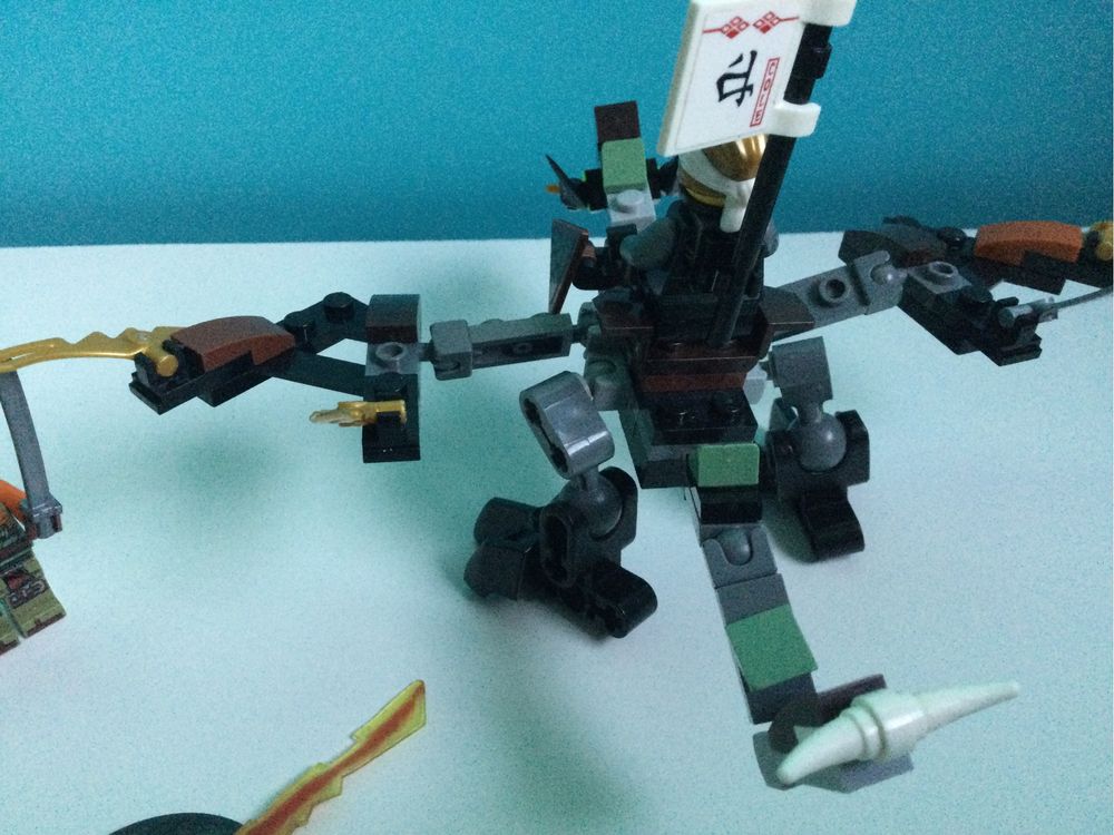 Lego Ninjago 70599 SMOK COLE’a 2 figurki broń