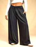 FOREVER 21 czarne eleganckie spodnie wizytowe CASUAL rozmiar 48
