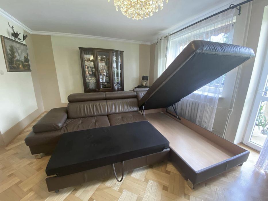 Narożnik z naturalnej skóry