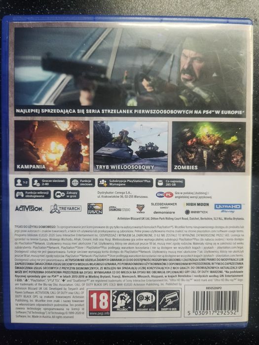 Call of Duty Black OPS Cold War PS5 PL