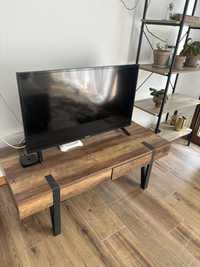 Mesa de TV castanha, aspeto de madeira