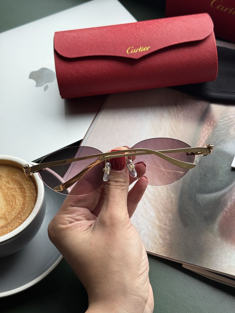 Окуляри Cartier рожеві
