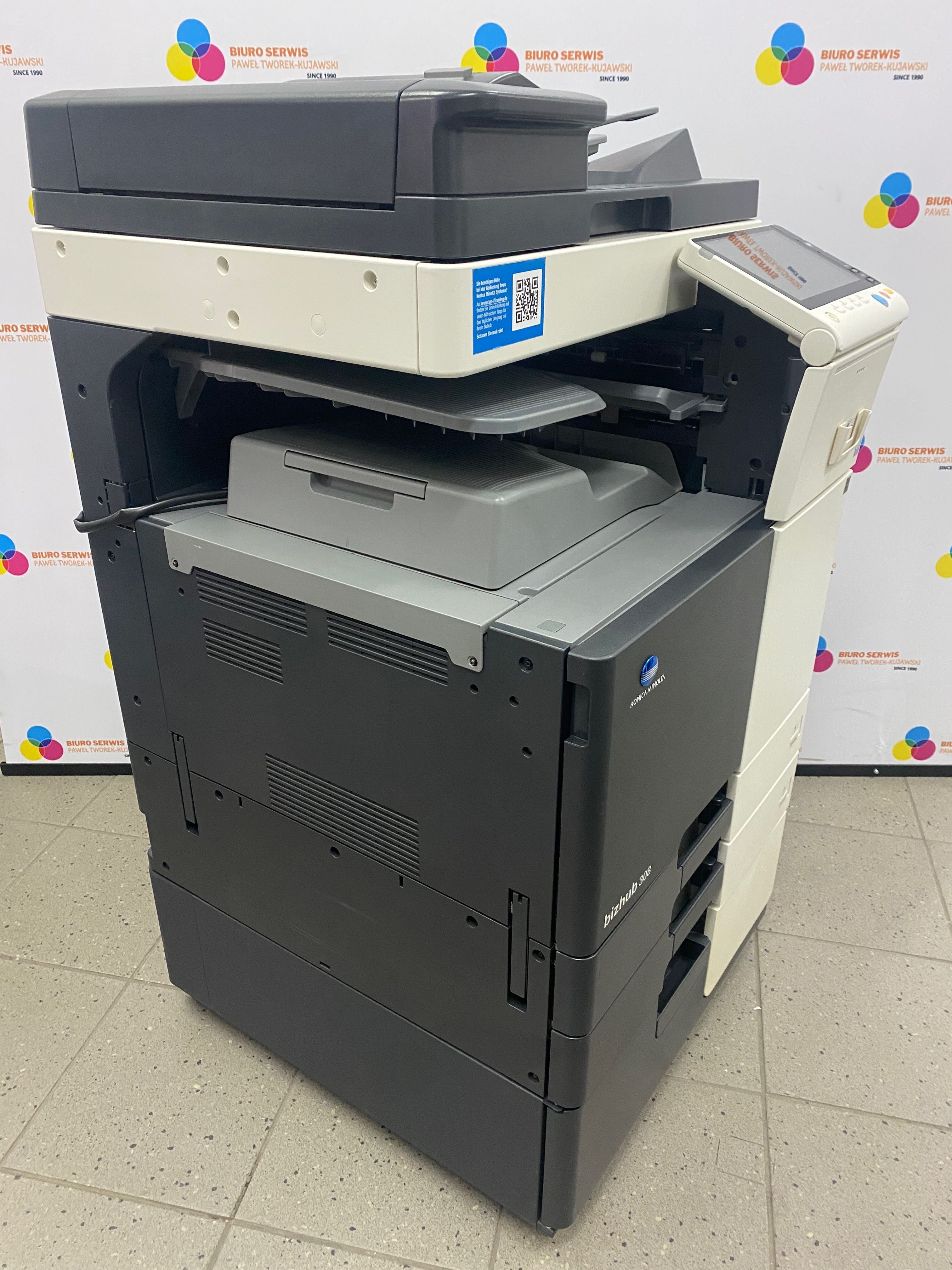 Kserokopiarka Konica Minolta Bizhub 308e/368e A3 monochromatyczne