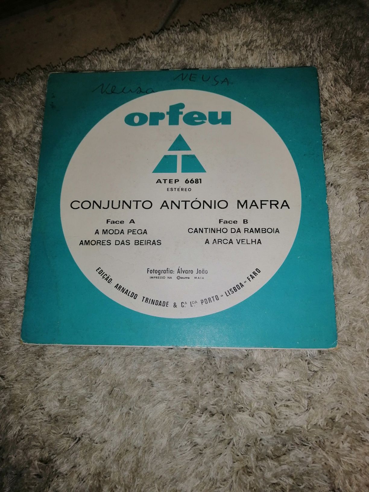 Disco vinil EP Conjunto António Mafra