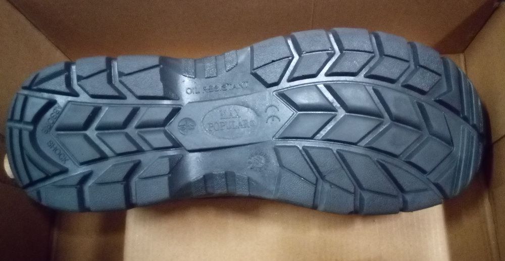 Buty ochronne, robocze, bhp MAX-POPULAR rozmiar 44