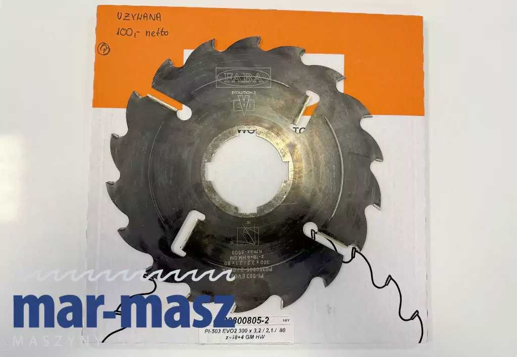 FABA PI-503 EVO2 do cięcia wzdłużnego drewna suchego 350×90