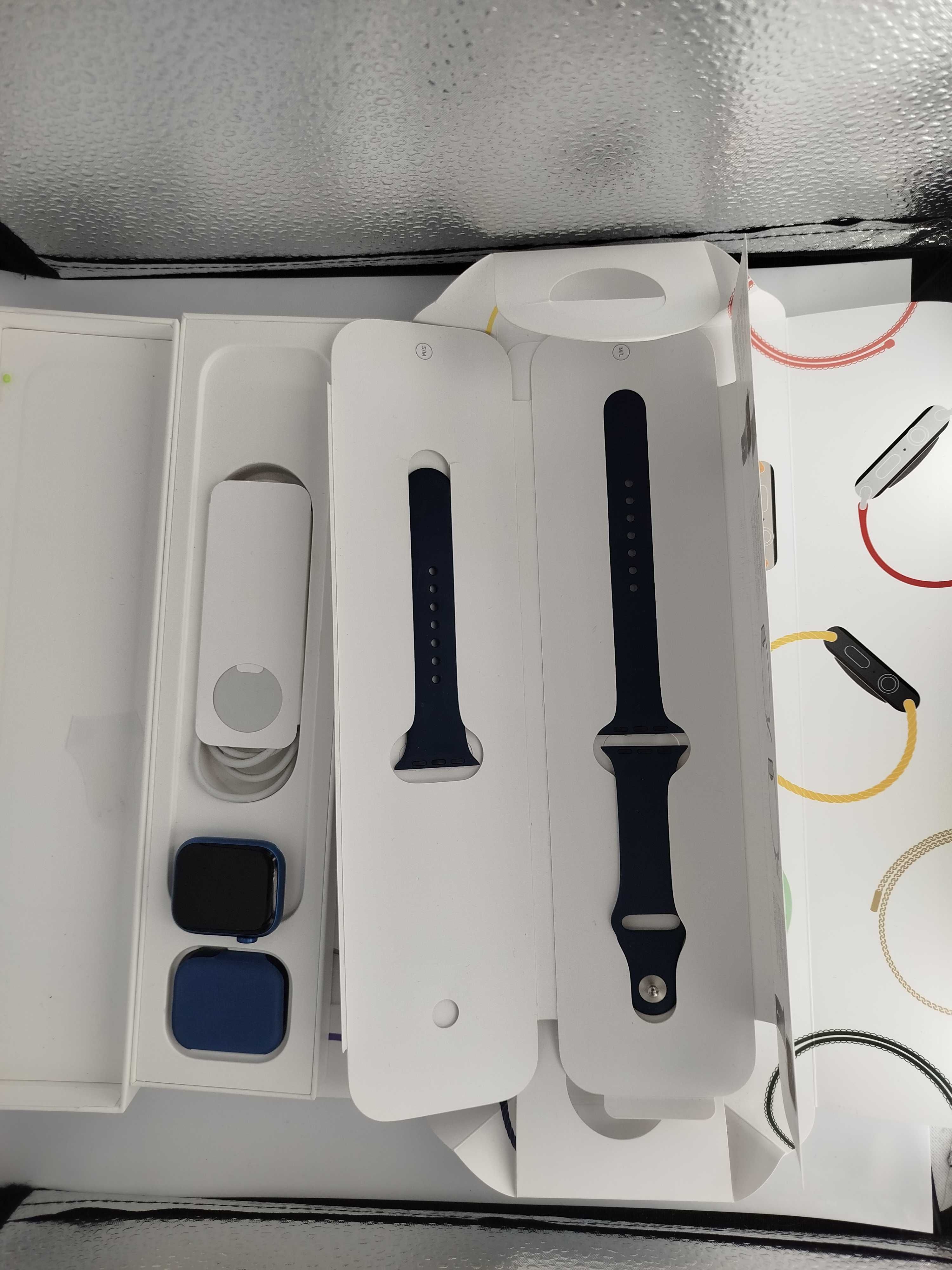 Apple watch Serie 7 41mm Niebieski Zestaw