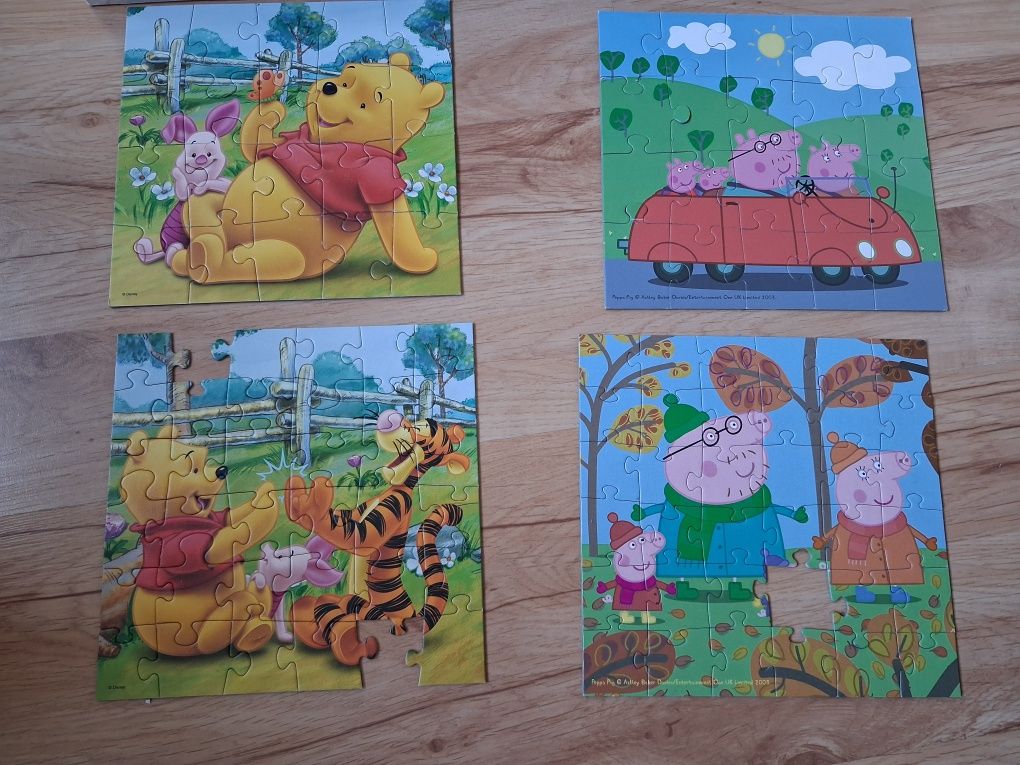 Puzzle do układania 3w1