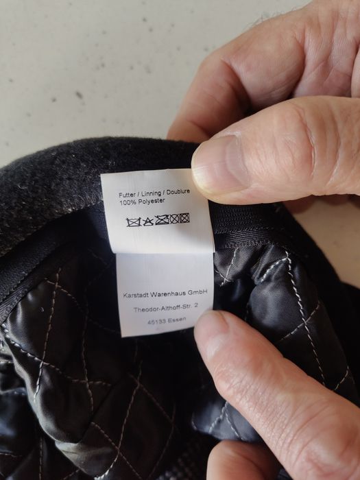 Kaszkiet z nausznikami męski