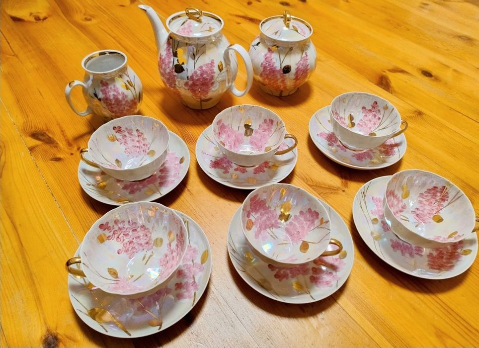 Шедевр, рідкісний сервіз Дульово, Дулево, Рожевий бузок