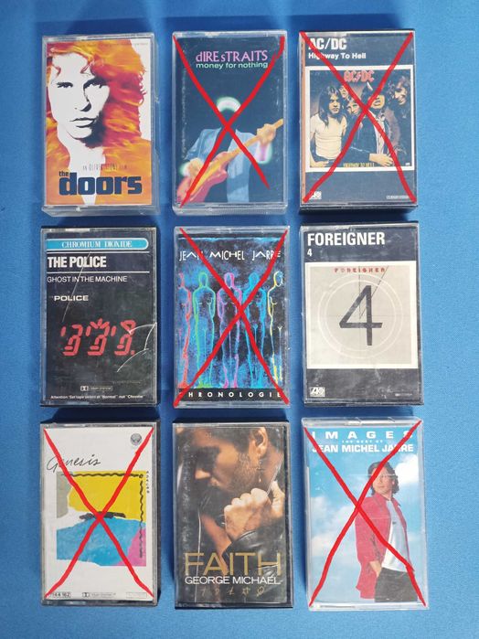 cassetes audio gravadas originais