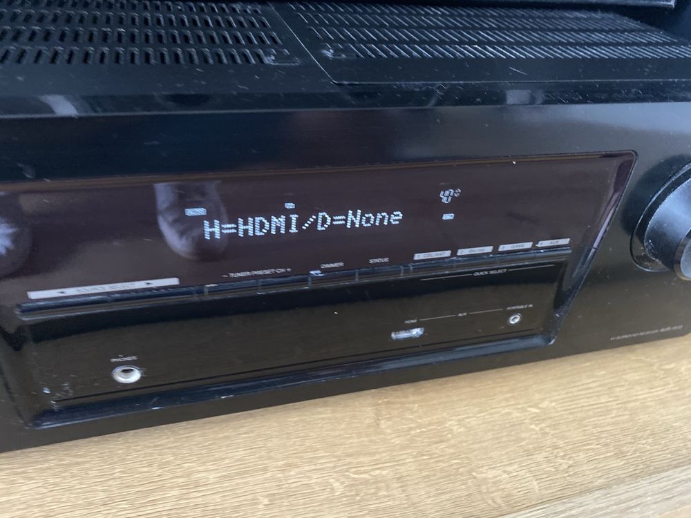 Denon AVR 1513 Amplituner + głośniki 3 stan bdb
