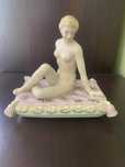 Figurka Porcelanowa Syg.Akt Kobiety Złocona