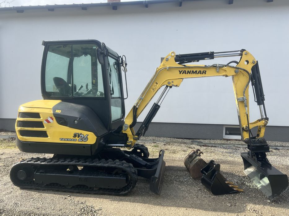 Minikoparka koparka Yanmar sv26  jcb kubota 3 lyzki