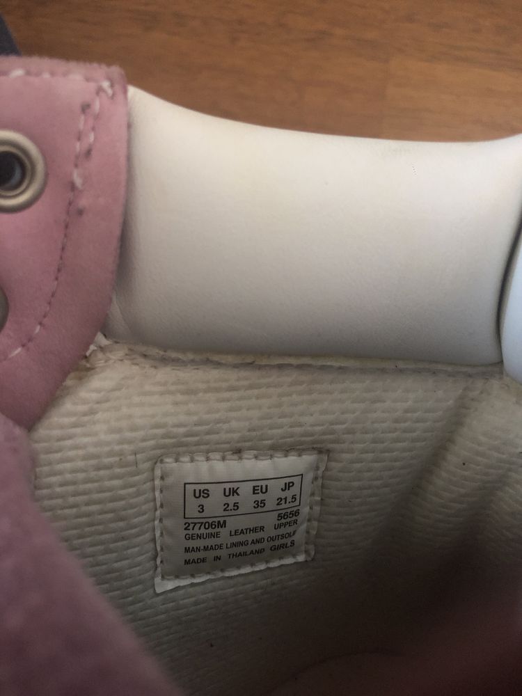 Botas Timberland cor-de-rosa