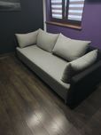Sofa rozkładana szara