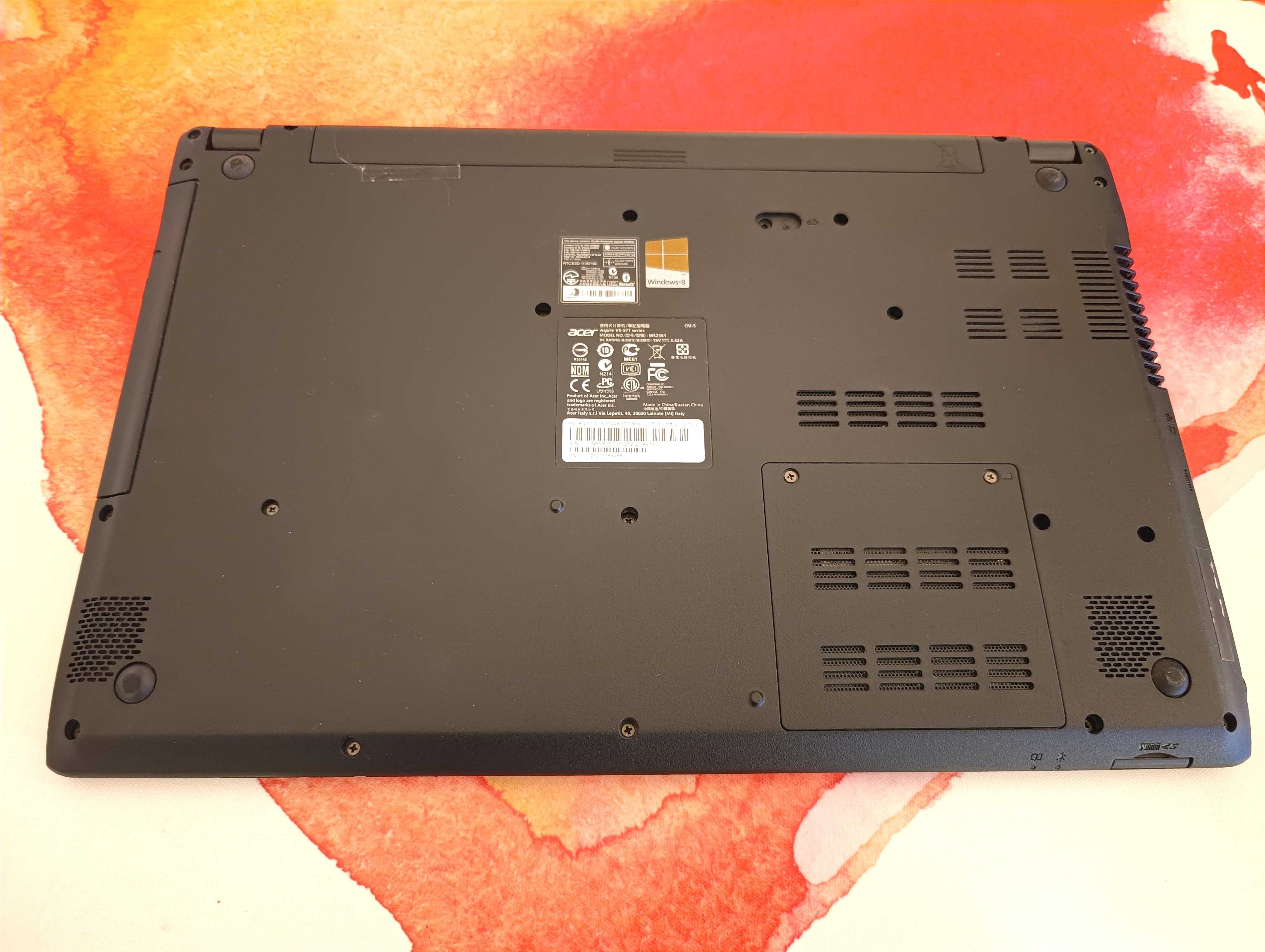 Laptop ACER Aspire V5-571  Intel i3 / 4GB RAM / 750GB HDD / GForce 710