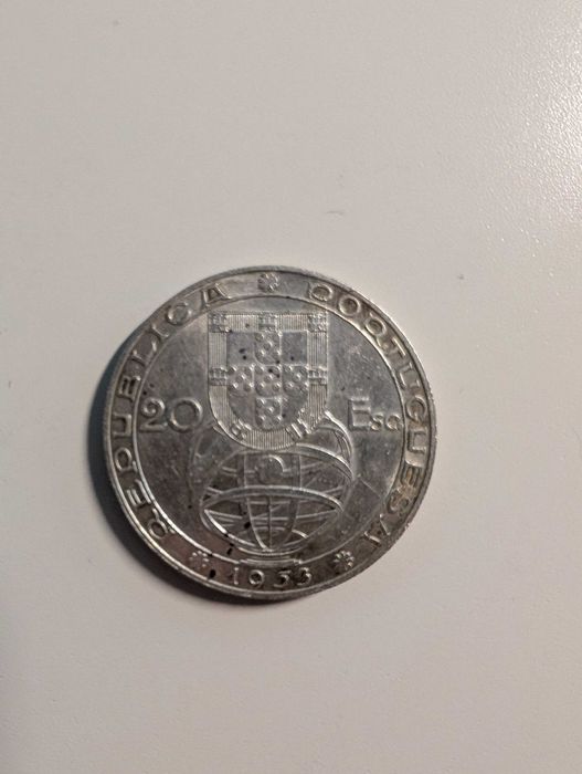 Moeda 20 escudos 1953