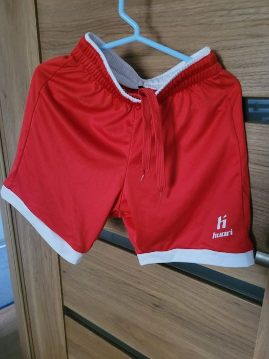 Spodenki gimnastyczne spodenki piłkarskie czerwone