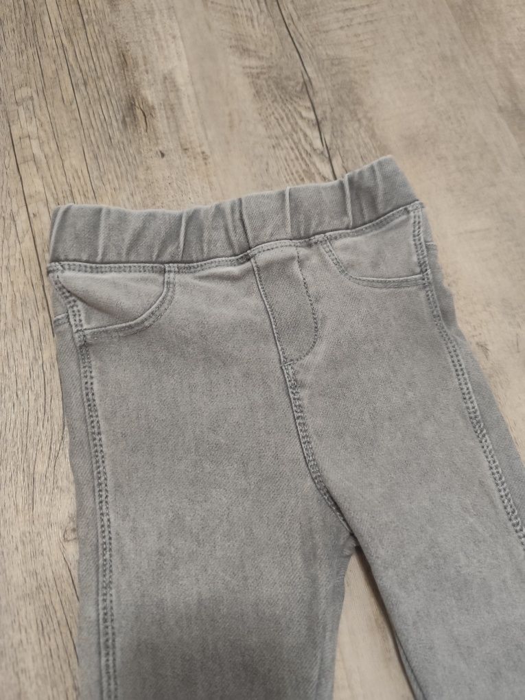 Legginsy niemowlęce jegginsy z efektem sprania Reserved 74