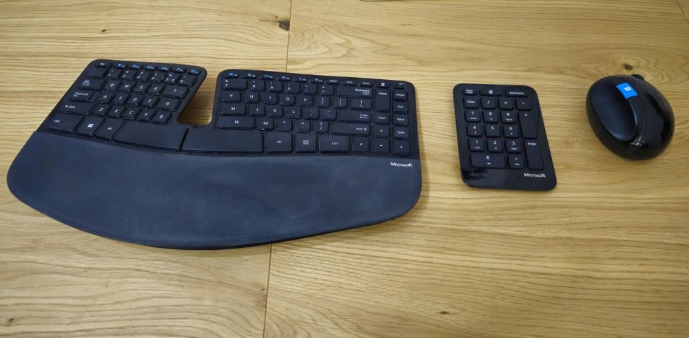 Mysz i klawiatura Microsoft Sculpt ergonomiczna