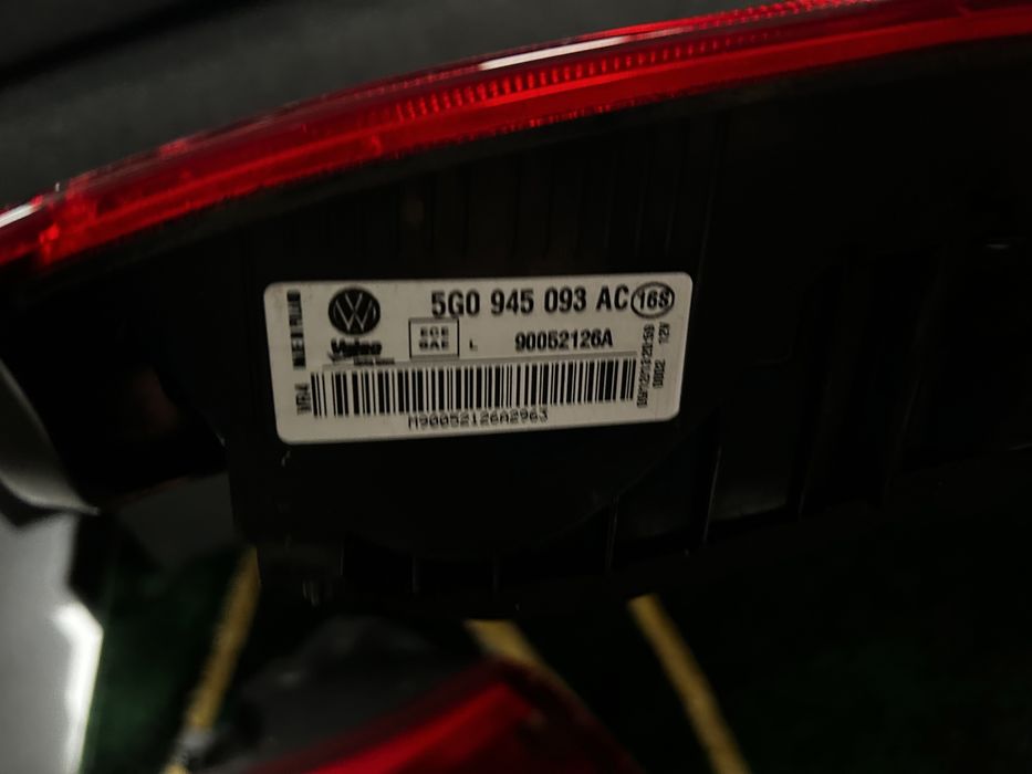 Lampy tylne GOLF VII