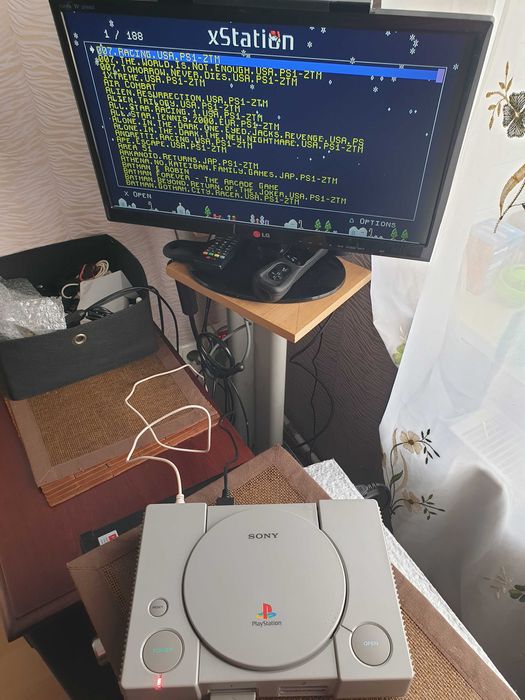 PlayStation 1 Pal Mod Xstation +128 Gb більше 180 ігр